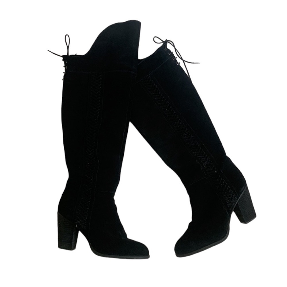 Sabicca over the knee suede leather boots size 9
